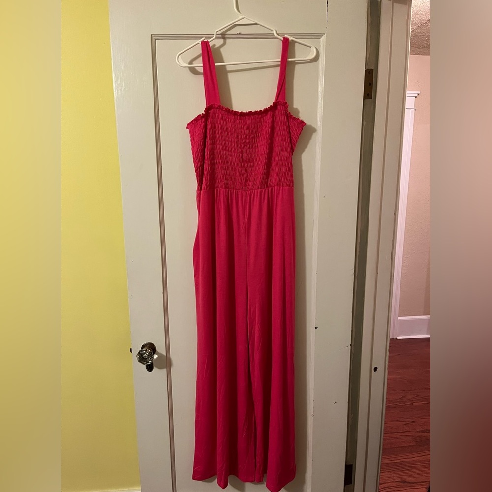 Pink jumpsuit